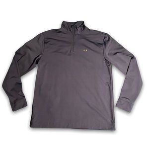 Mens Vineyard Vines Royal Blue Quarter Zip Pullover Sweatshirt